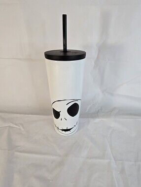 Simple Modern Disney Jack Skellington Tumbler Cup White Stainless Steel 24oz SLM
